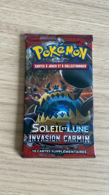Lot de 4 boosters Pokémon - SL4 - Invasion Carmin - Neufs et scellés 2