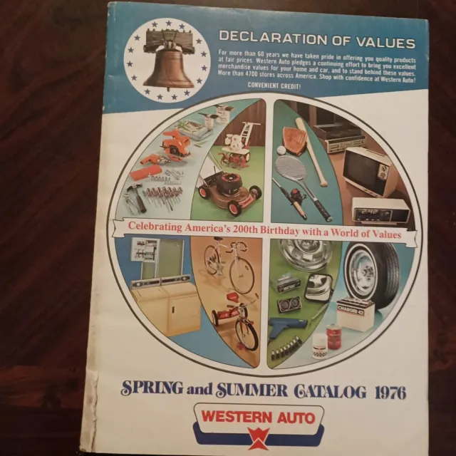 Original 1976 Western Auto Spring & Summer In-Store CATALOG