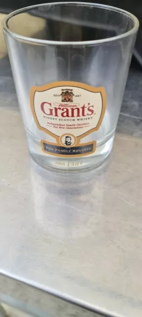 Grants Scotch Whiskey Glass