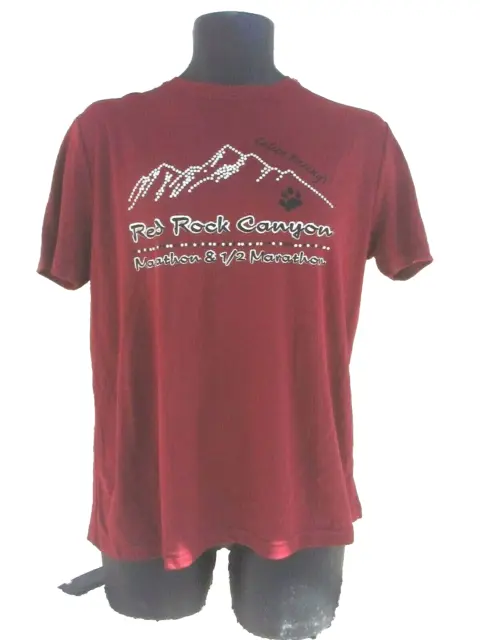 Red Rock Canyon National Conservation Area LV Nevada Marathon Running T Shirt M