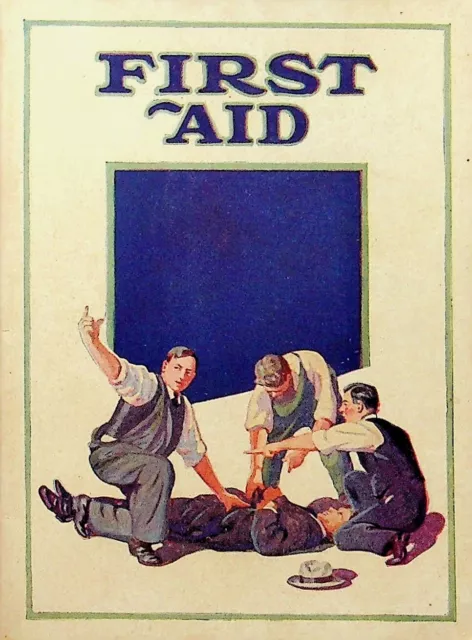 1926 PRUDENTIAL INSURANCE FIRST AID  Picture Booklet - CC-37