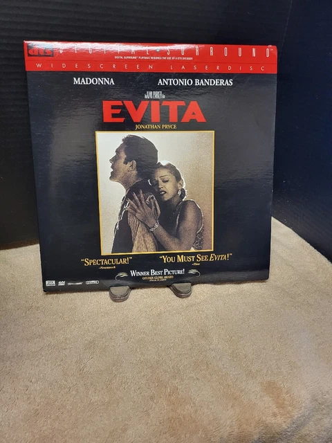 DTS Laserdisc - Evita - Hard to Find - Good Condition DTS Laserdisc - Evita - Hard to Find - Good Condition
