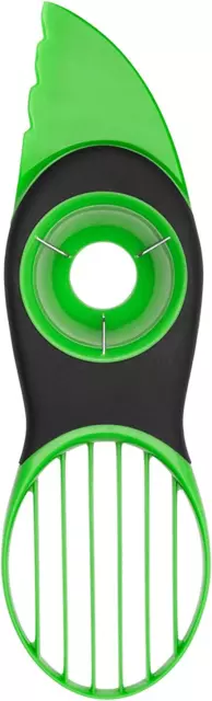 OXO Good Grips 3-In-1-Avocadoschneider, Grün, M