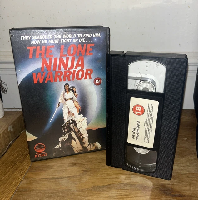 THE LONE NINJA Warrior VHS Video Tape Martial Arts Big Box Rental