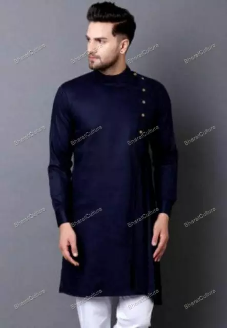 Indios para Hombre Kurta Tradicional Diseñador Hombre Listo Kurta Con Pijama