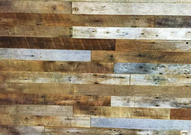 10 sq.ft. (3" WIDE)* ACCENT WALLBOARDS* FROM RECLAIMED BARNWOOD LUMBER