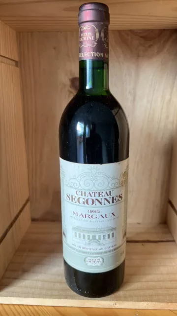 Vin Château Segonnes 1985 Margaux