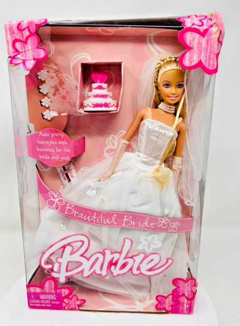 2004 BEAUTIFUL BRIDE Barbie With Wedding Cake and Gown Complete in Original Box $47.05 - PicClick AU