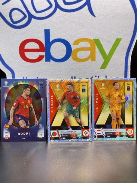 Cristiano Ronaldo Topps Euro 2024 Lot