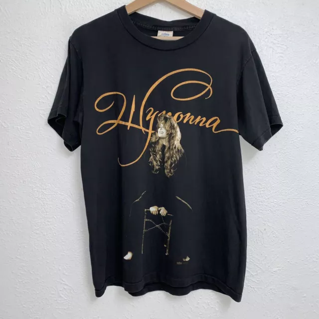 Vintage Wynonna Judd Revelations 1996 Tour Tee Black T-Shirt Double Sided Medium