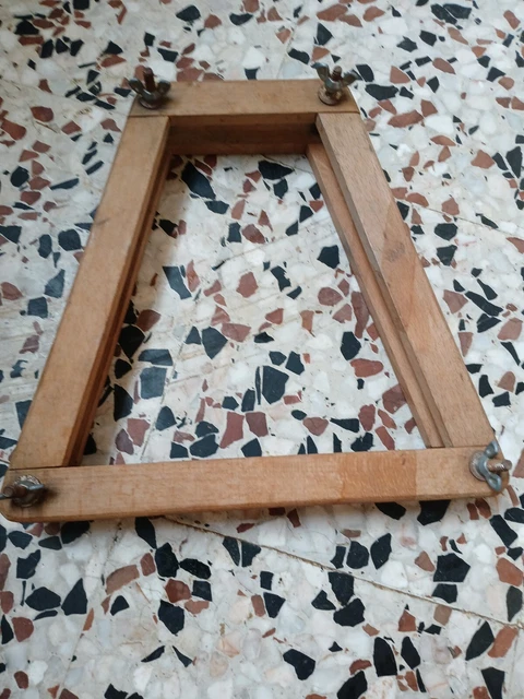 Cadre Presse En Bois Pour Protéger Raquette De Tennis Ancienne