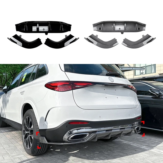 3 pz labbro diffuso paraurti posteriore per Benz GLC X254 GLC260 GLC300 AMG 2023-on look CB