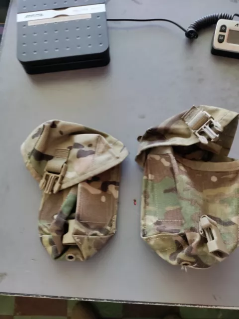 MultiCam MOLLE II 100 Round Saw Pouch  (2) MILITARY ARMY