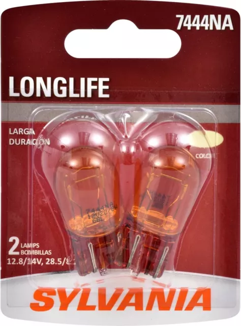 Sylvania LongLife 7444NA 28/8W Dos Bombillas Luz Diurna Recambio Lámpara Para