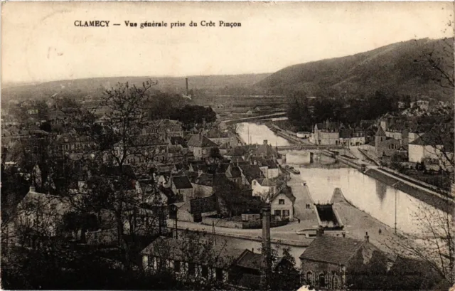 CPA CLAMECY - General view taken from Crot Pincon (421002)