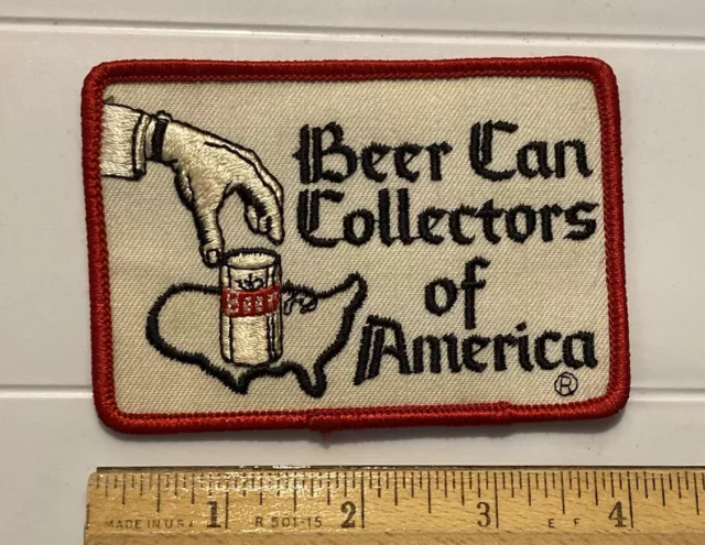 Beer Can Collectors of America Souvenir Embroidered Patch Badge