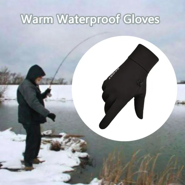 Baseball Cap Womens Mens Winter Warm Gloves Waterproof Gloves Winter Gloves
