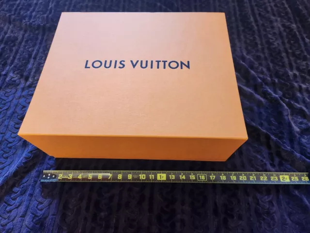 Authentic Louis Vuitton XL Magnetic Empty Box 17.5” x 19.25” x 3.5, Bag &  Cover