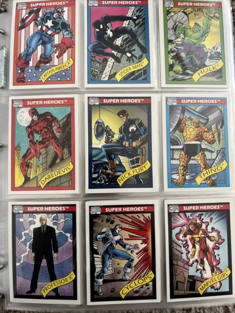 1990 Marvel Universe Series 1 Trading Card Singles - You Pick & Finish Your Set