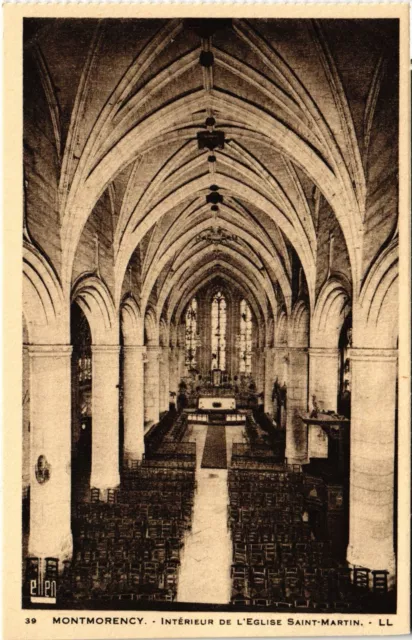 CPA Montmorency Interieur de l'Eglise St Martin (1319849)