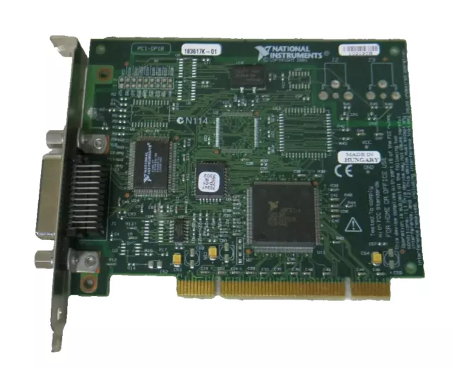 National Instruments NI PCI-GPIB IEEE 488.2 Interface Adapter Card 183617K-01