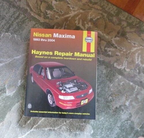 Nissan Maxima 1993 thru 2004 - Haynes Repair Manual # 72021