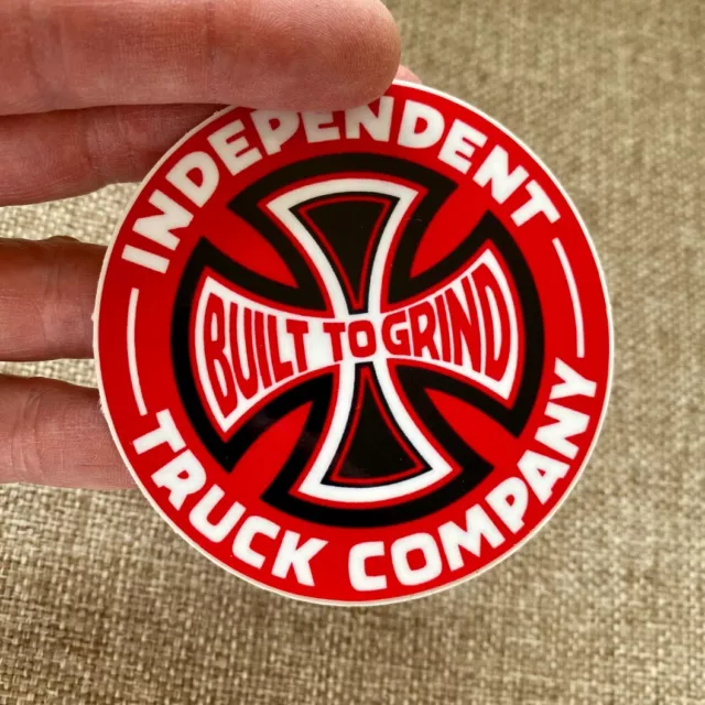 Independent Truck Company - Built To Grind - Skateboard Sticker 8cm