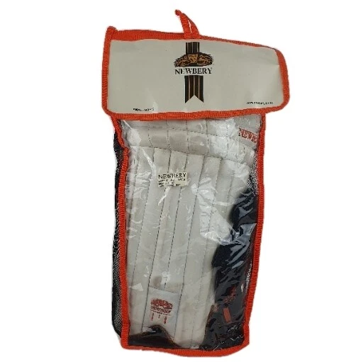 Newberry Cricket Pads Leg Guards Small Boy Size Model Uzi 5* Includes Carry Bag