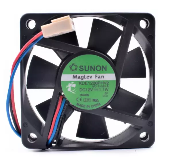 60*60*15mm KDE1206PHV2 12V 1.1W 6015 60MM Quiet Cooling Fan Maglev For SUNON (L)