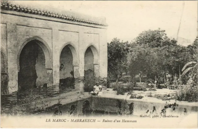 CPA AK Marrakech - Marrakesh - Ruins of a Hammam MOROC (1082816)