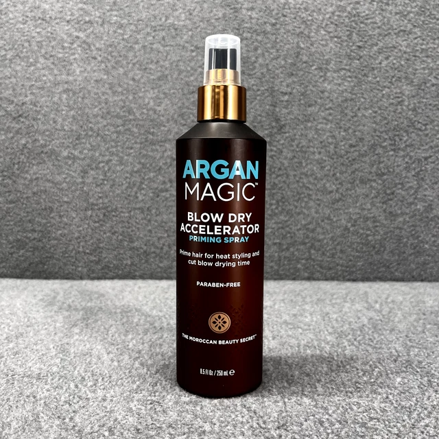 Argan Magic Blow Dry Accelerator & Priming Spray heat styling speed dry 8.5 oz