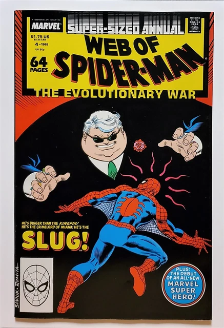 Web of Spider-Man, The #Annual 4 (1988, Marvel) 7.5 VF-