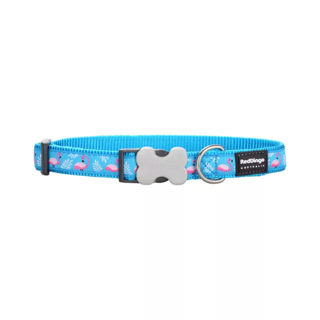 Collar para Perro Red Dingo Flamingo 20-32 cm Turquesa