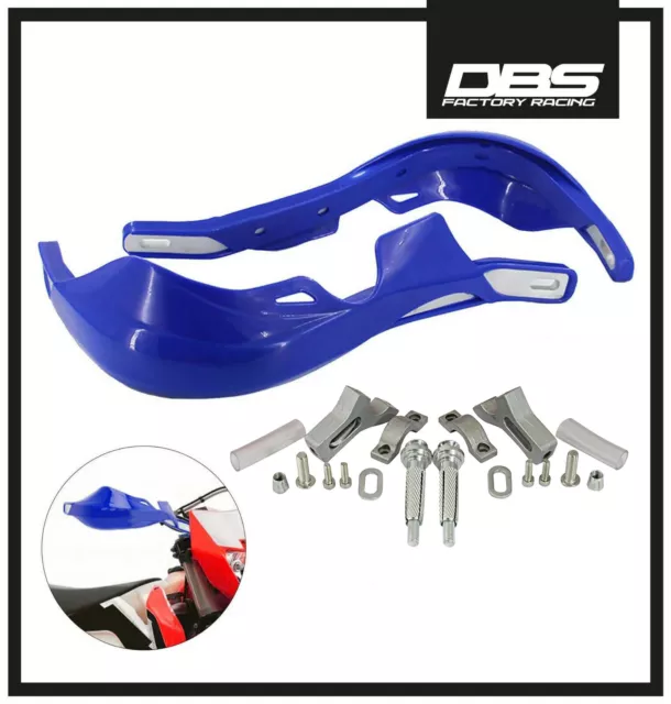 Champion Reinforced Motocross Hand Brush Guards Blue Fit's Yamaha Yz Yzf Wr Wrf