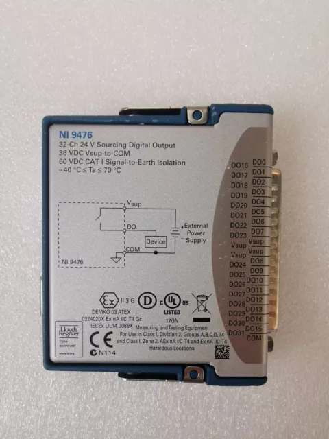 National Instruments cDAQ NI 9476 Modulo uscita digitale