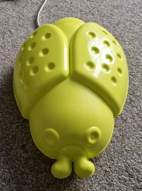 Ikea Simla Bagge Lady Bud Ladybird Green Night Wall Light - Kids Childrens Room