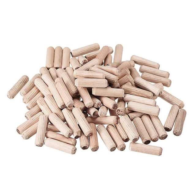 0.31&quote;x1.18&quote;(8x30mm) Wooden Dowel Pin Wood Kiln Dried