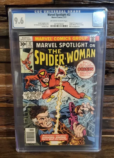 Marvel Spotlight #32 CGC 9.6 Origin & 1st Appearance of Spider-Woman  1977