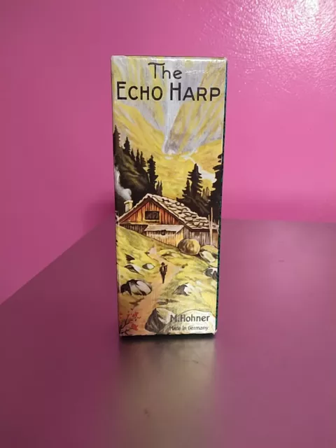 Vintage The Echo Harp M.Hohner Harmonica Made In Germany C/G 55/80