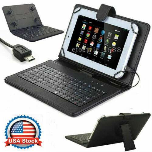 Tablet Leather Case Stand Cover with Keyboard For Galaxy Tab A 8.4 2020 SM-T307