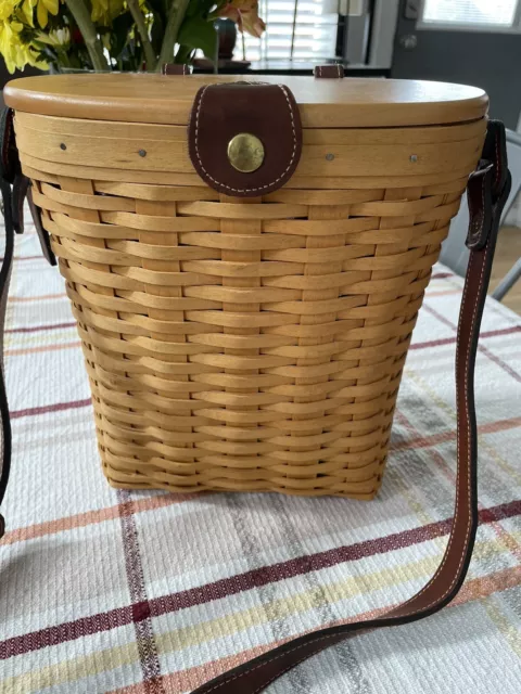 Longaberger Country Estates  Saddlebrook Large Basket Plastic Protector Leather