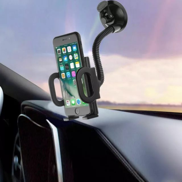 Universal 360° in Car Windscreen Dashboard Holder Mount For GPS Mobile Phone UK