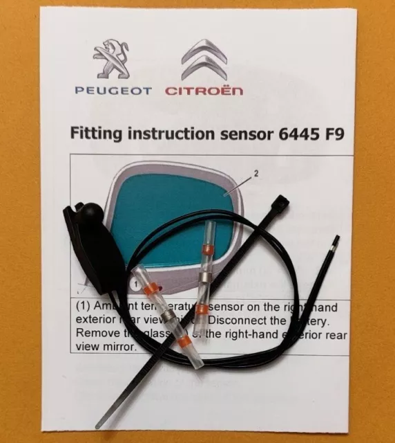 Citroen Peugeot Outside Temperature Sensor 6445F9 AMBIENT