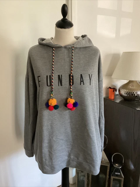 Veste à Capuche (sweat) SUPERDRY Taille M/L Gris - Très Bon état Occasion