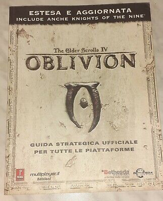 Bethesda Guida Strategica The Elder Scrolls IV 4 Oblivion In Italiano PS3 XBOX 360 PC 