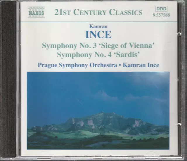 Kamran INCE Symphonies Nos. 3 and 4, Prague Symphony Orchestra; Kamran Ince