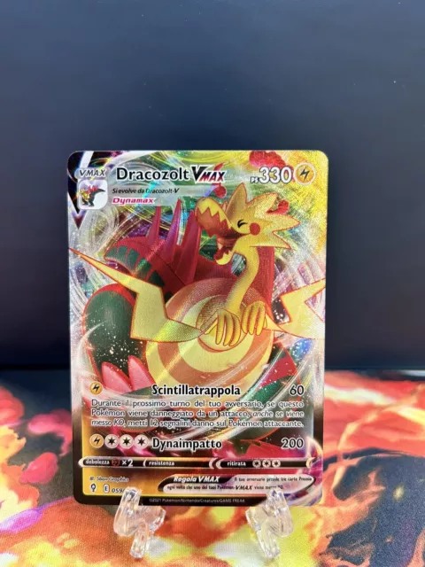 Carte Pokemon DRACOZOLT V 058/203 Ultra Rara Holo Evoluzioni Eteree ITA