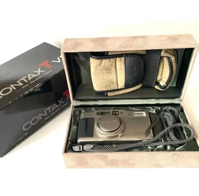 All Works!【NEAR MINT w/Box 】Contax TVS Point & Shoot 35mm Film Camera From JAPAN