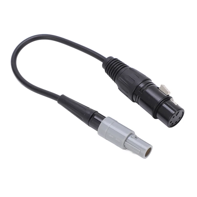 Aviation Headset Adapter 6pin LEMO To 5pin XLR High Density Sponge Helicopte EOM