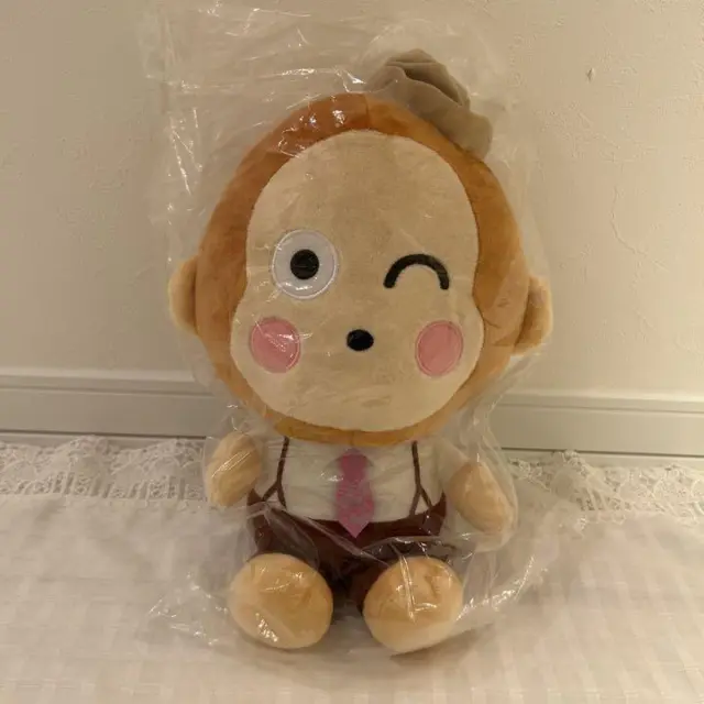 Monkichi The Curious Showa Retro Stylish Wear Big Stuffed Toy Sanrio